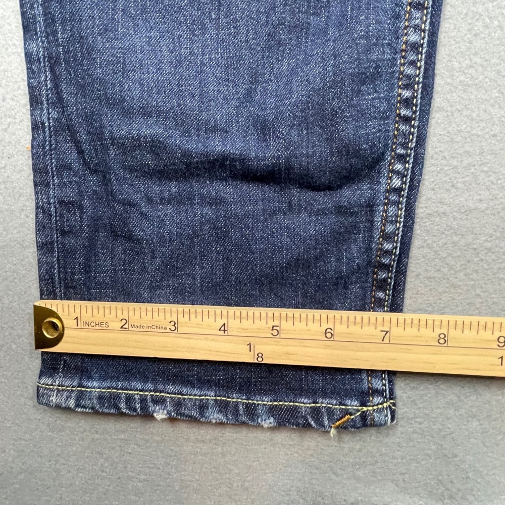 Gilded Age Blue Jeans GA-1025 Utiel Button Fly Made in Italy Mens 34x34 - Picture 12 of 13